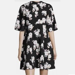 Kate Spade Black Posy Floral Swing Dress (sz 6)